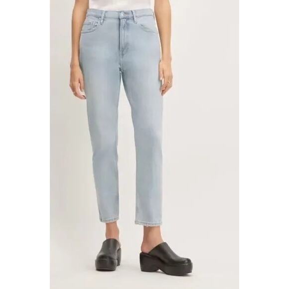 Everlane The Original Cheeky Jean in Light Fog 28 Ankle NWT - Picture 1 of 8